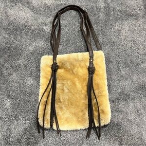 Mossimo Supply Co. faux fur and polyester shoulder bag